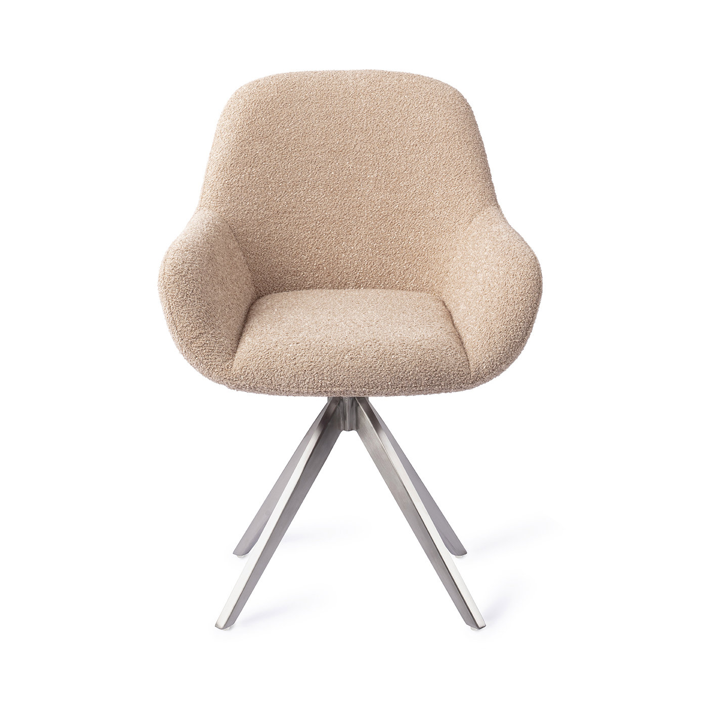 Jesper Home Esszimmerstuhl Kushi Flax Relax Turn Stahl