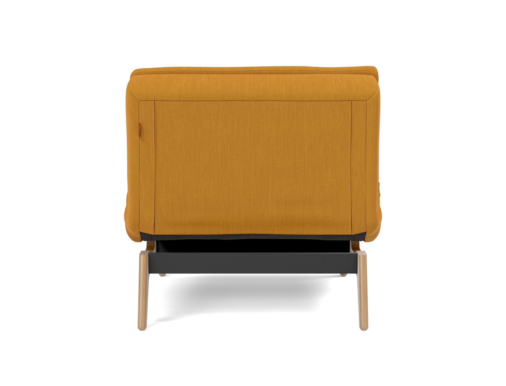 Sessel Dublexo Flachgewebe Elegance 507-Burned-Curry Beine Eiche