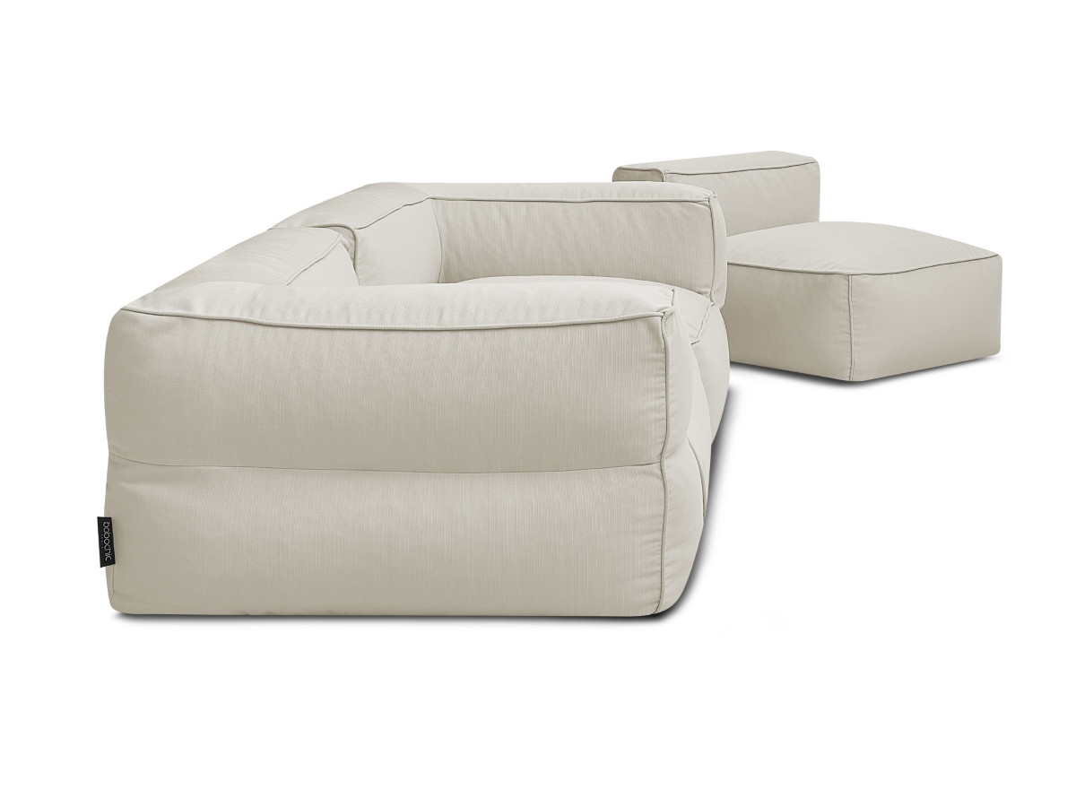 Bobochic Giulia Gartensofa 3-Sitzer Stoff Beige