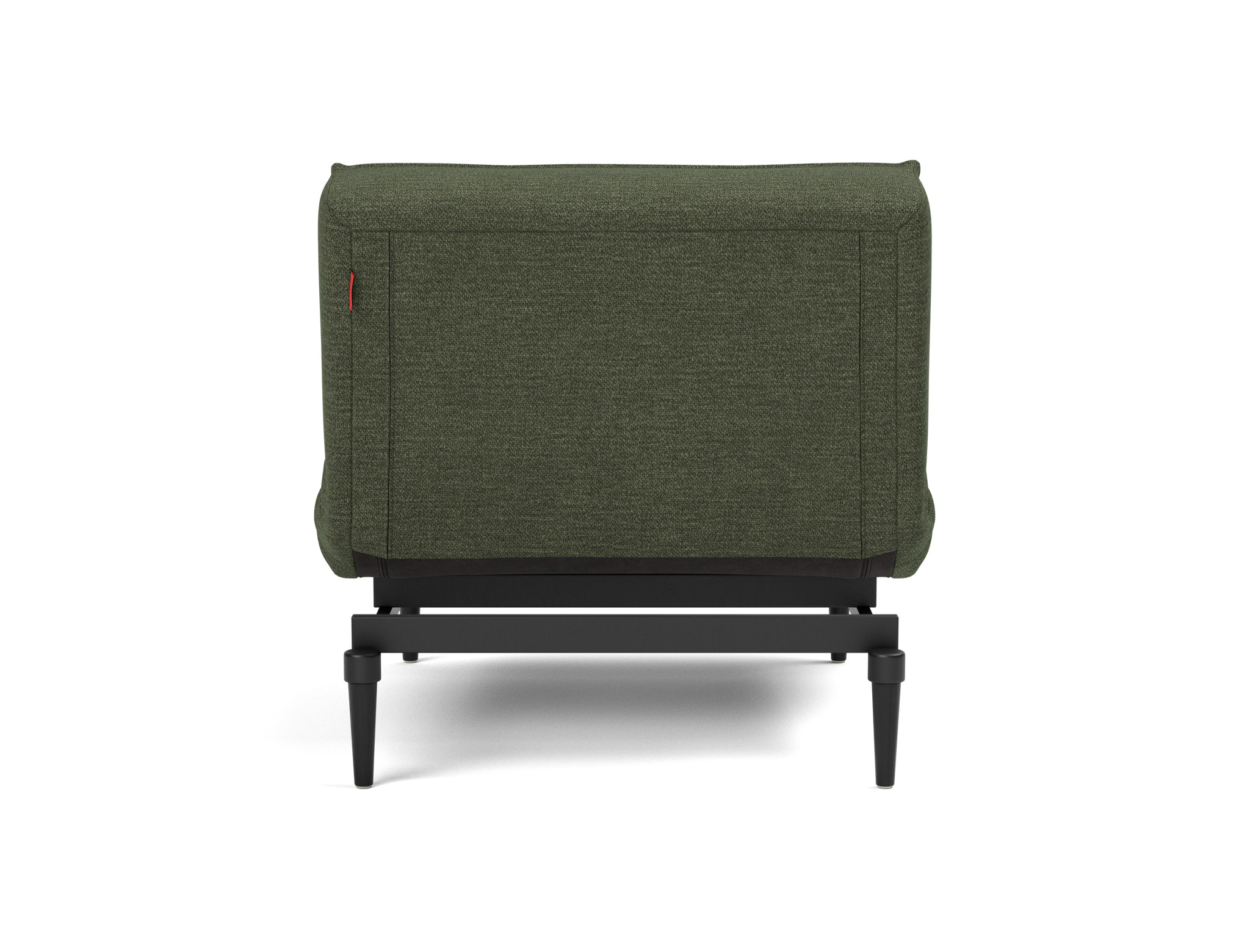 Sessel Splitback Strukturierter Stoff Taura 353-Forest Beine Styletto Eiche schwarz