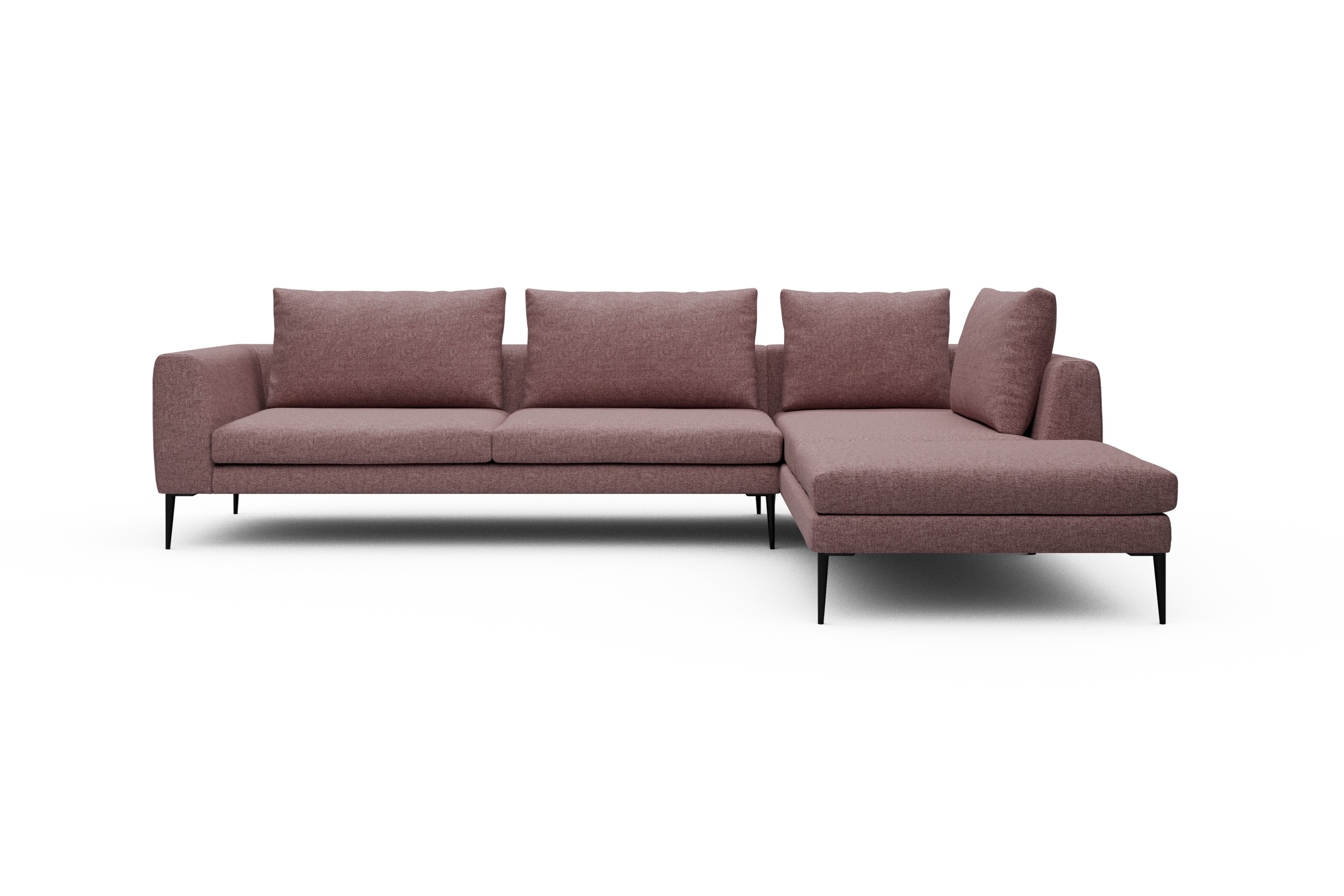 Skandi Home Ecksofa Paul Relax-Ecke links mit 3-Sitzer Sama-Flamingo moebelfaktor