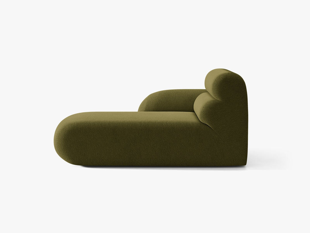 Micadoni Neo Chaiselongue Links Boucle Baloo Dunkles Olivgrün