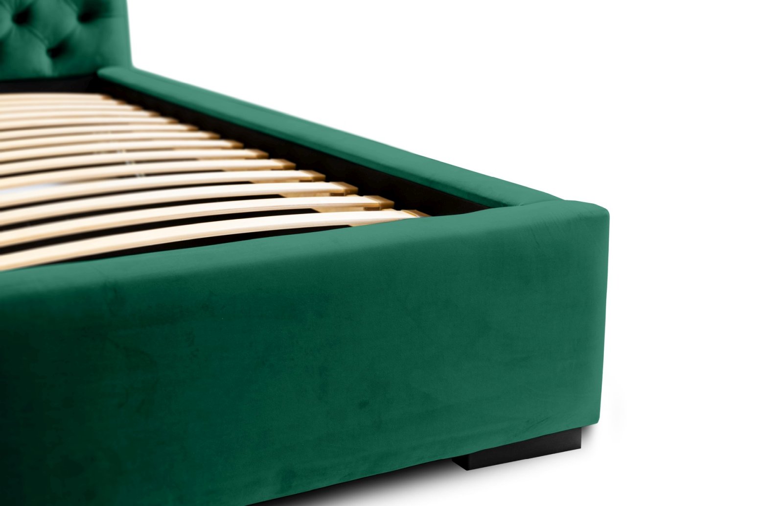 Polsterbett Sento-I Samtstoff 180x200 mit Holzrahmen Magic Velvet 2225