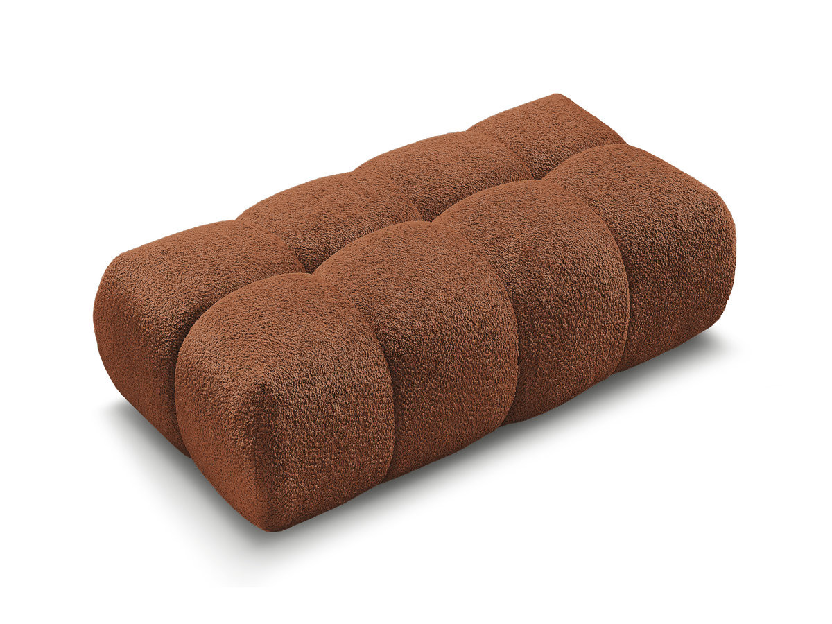 Bobochic Jaya Pouf Chenille Orange