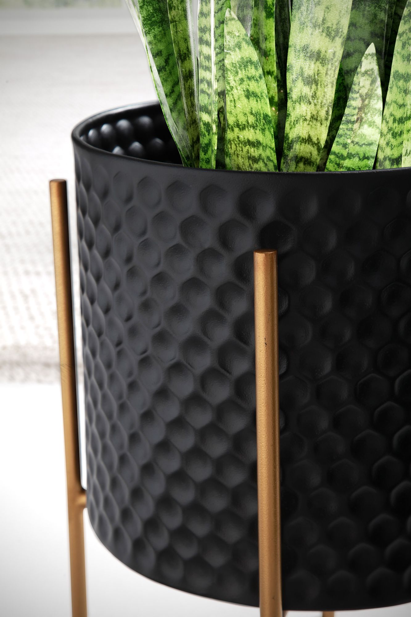 Blumentopf Bessaker Schwarz