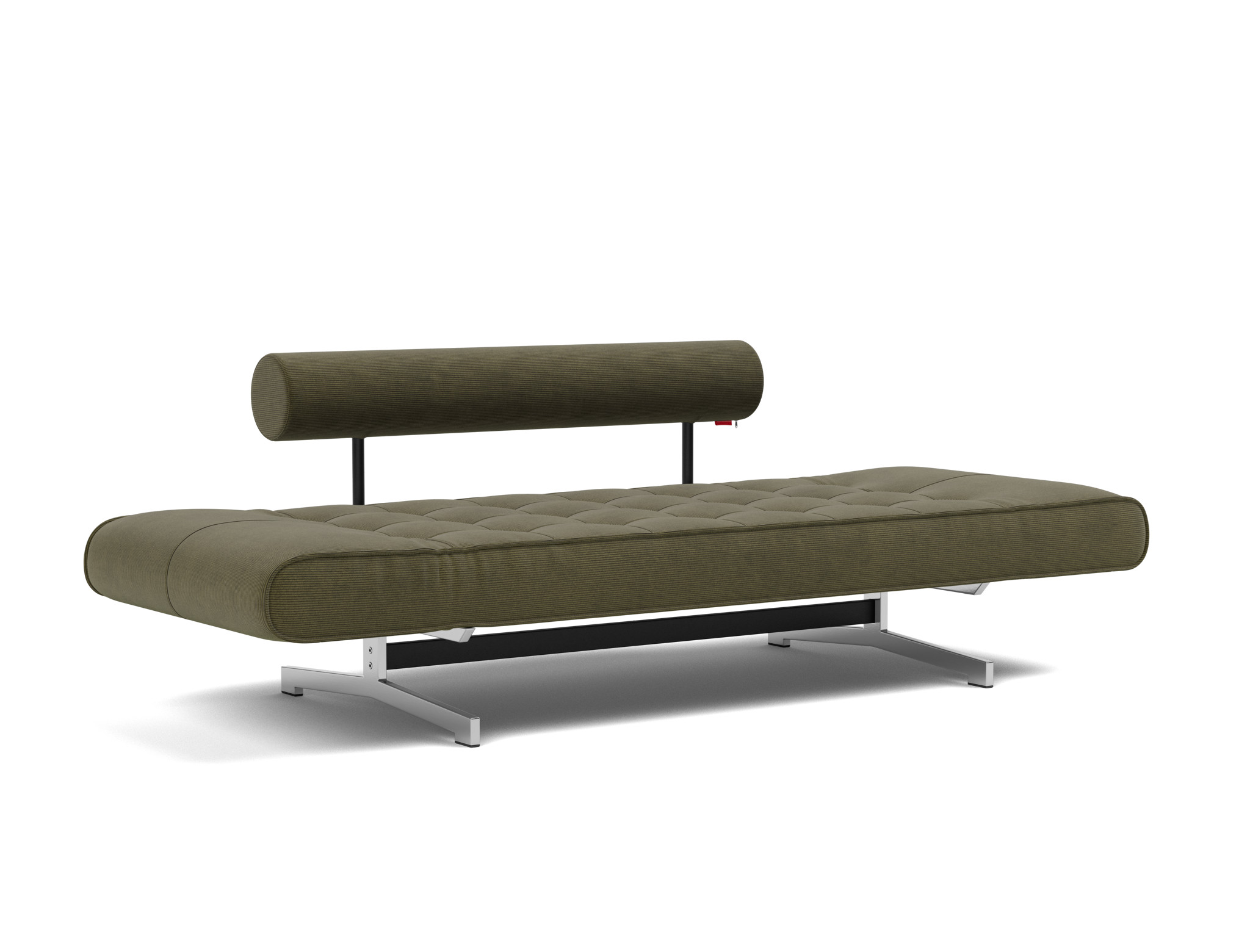 Tagesbett Ghia Kord Cordufine 316-Pine-Green Beine Chrom