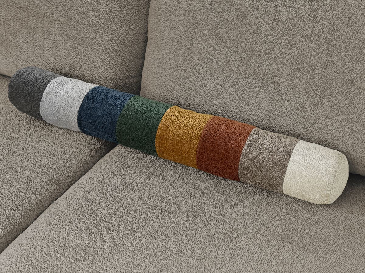 Bobochic Lucien Wohnlandschaft Stoff Taupe Ecke rechts