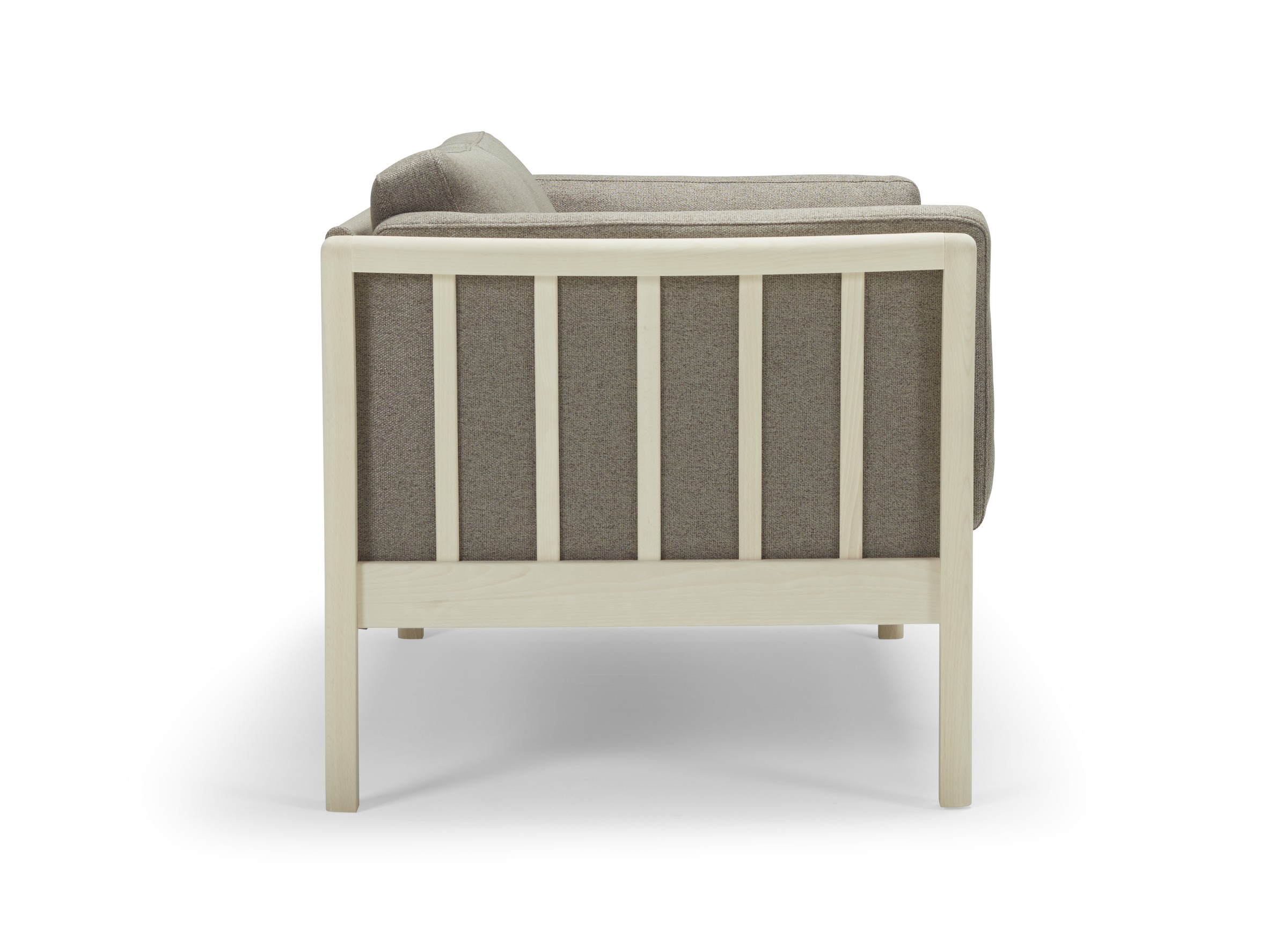 Sofa Nils 2-Sitzer Strukturierter Stoff Denari 486-Warm-Grey