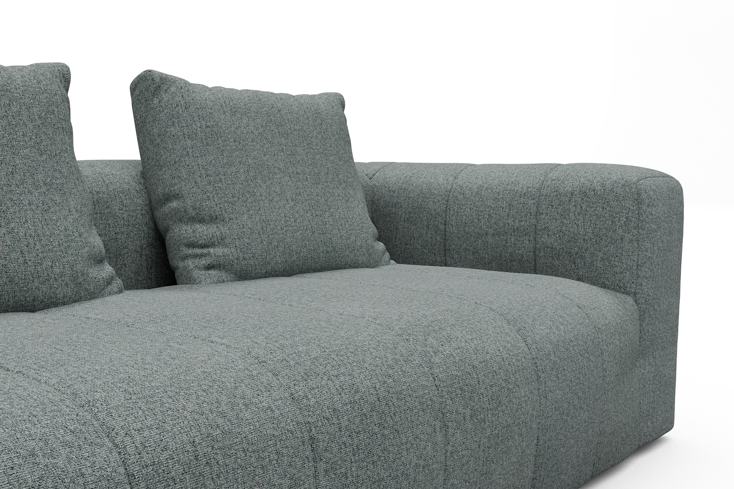 Sofa Hugo 3-Sitzer Casone-Light-Mixed-Green