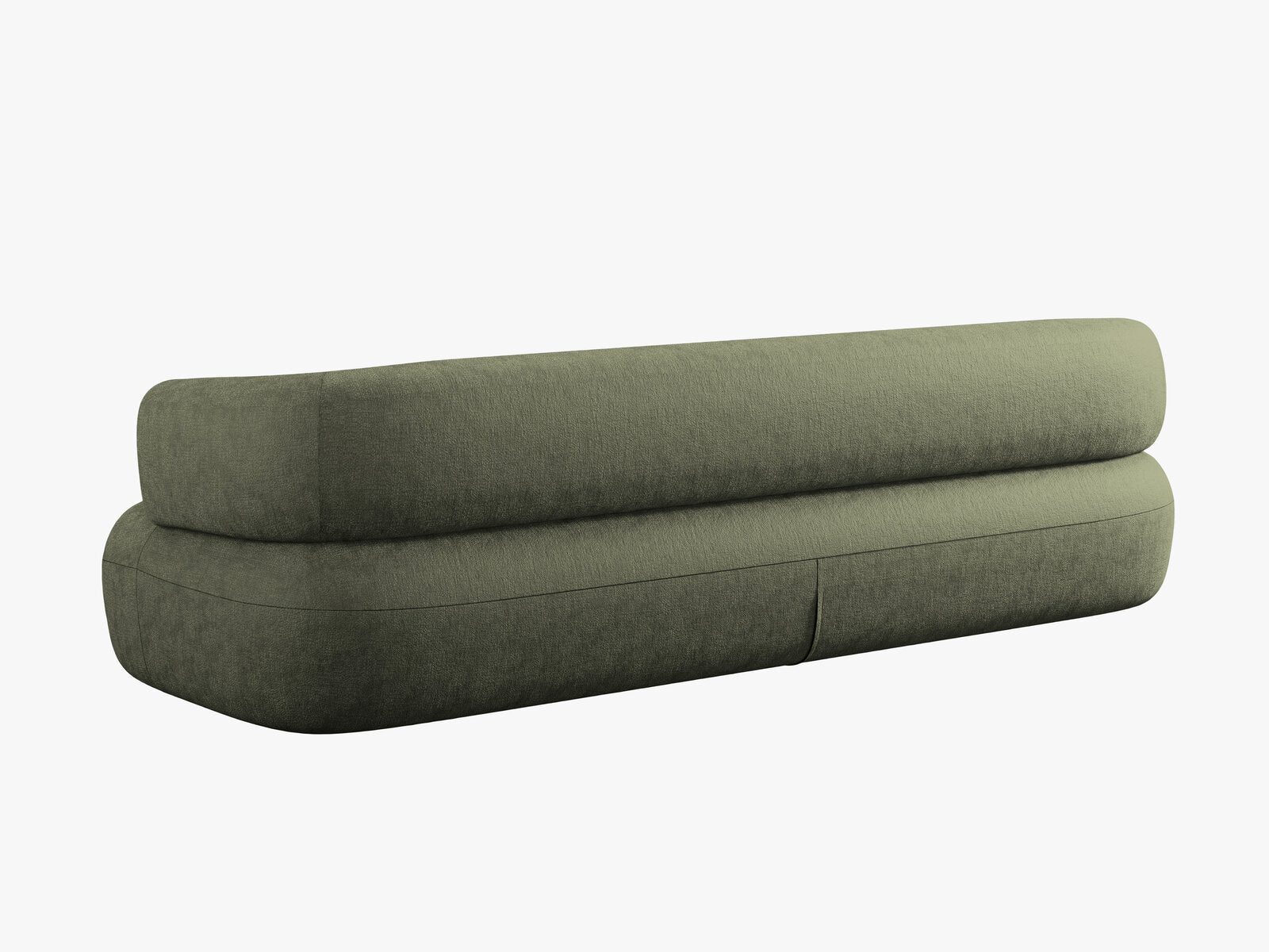 Micadoni Sofa Jenny 4-Sitzer Chenille Perfect Harmony Grün