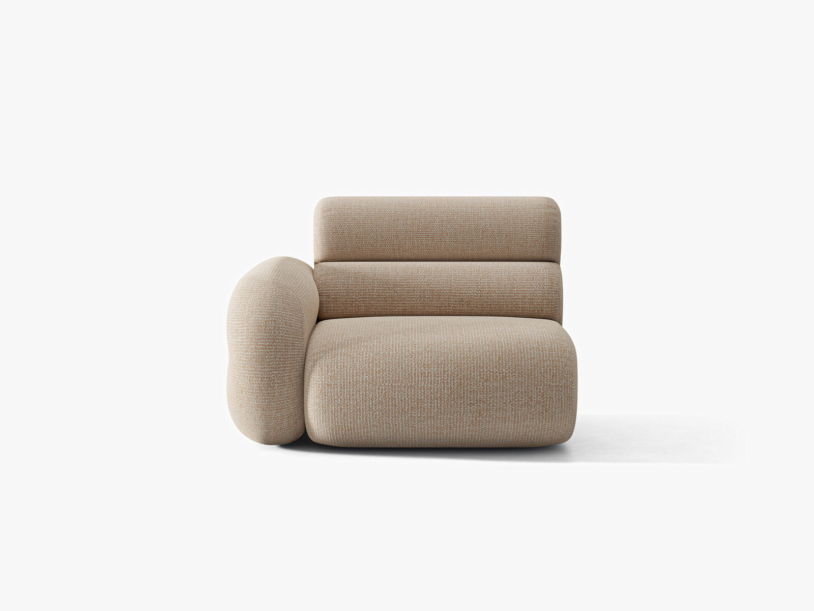 Micadoni Neo Sofamodul Links Chenille SILENCIO Sand