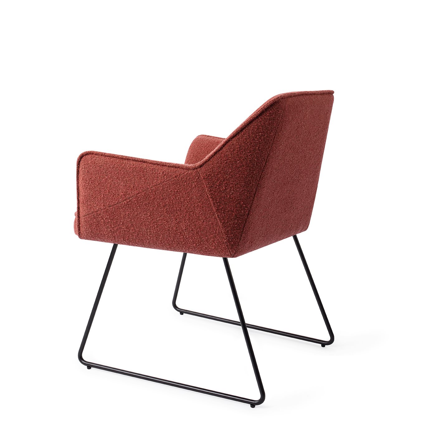Jesper Home Esszimmerstuhl Tome Shabby-Saffron Slide Schwarz