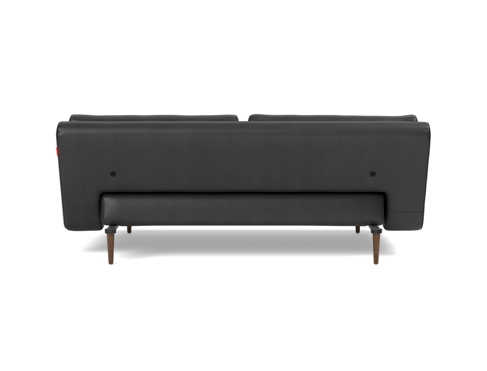Schlafsofa Unfurl Lounger Lederoptik Faunal 550-Black