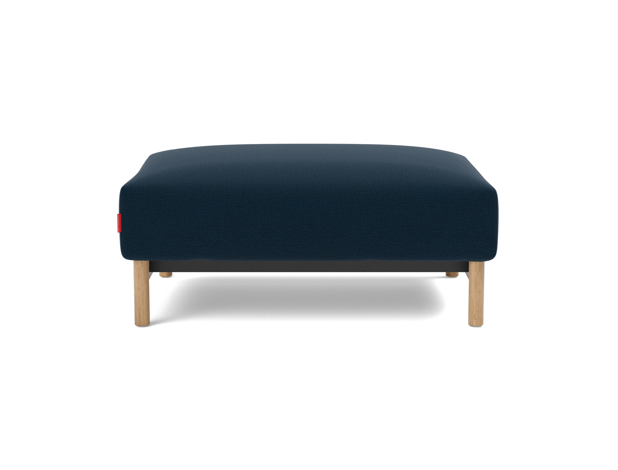 Hocker Malloy Flachgewebe Mixed Dance 528-Blue Beine Eiche