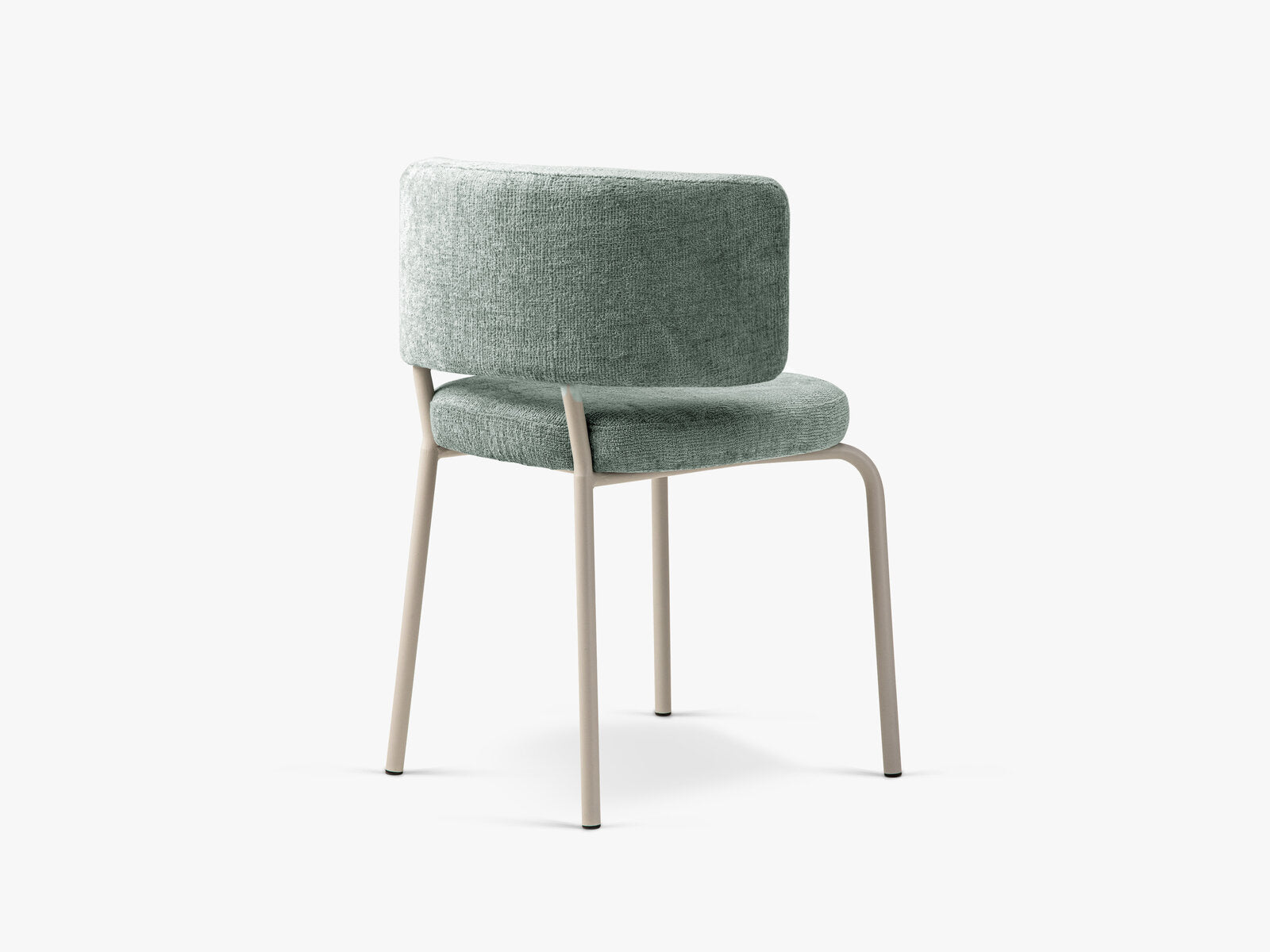 Micadoni Stuhl Dora Chenille Perfect Harmony Hellblau Grau
