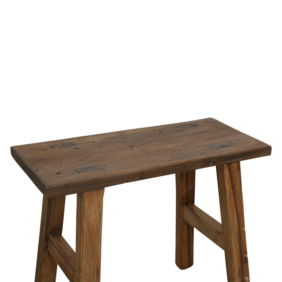 Raw Materials Java Carpenter Beistelltisch/Hocker Recyceltes Holz 16x35x30cm