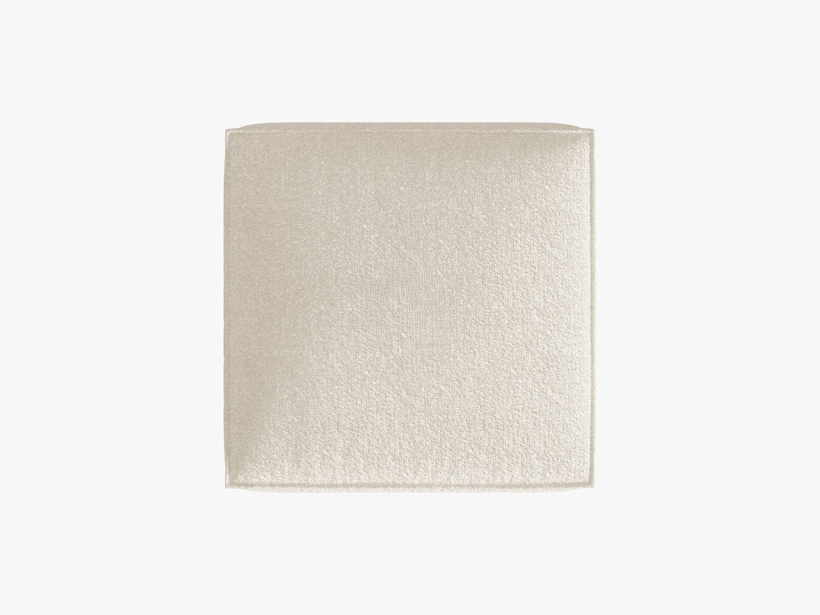 Micadoni Hocker Nuria 1-Sitzer Boucle Elfenbein