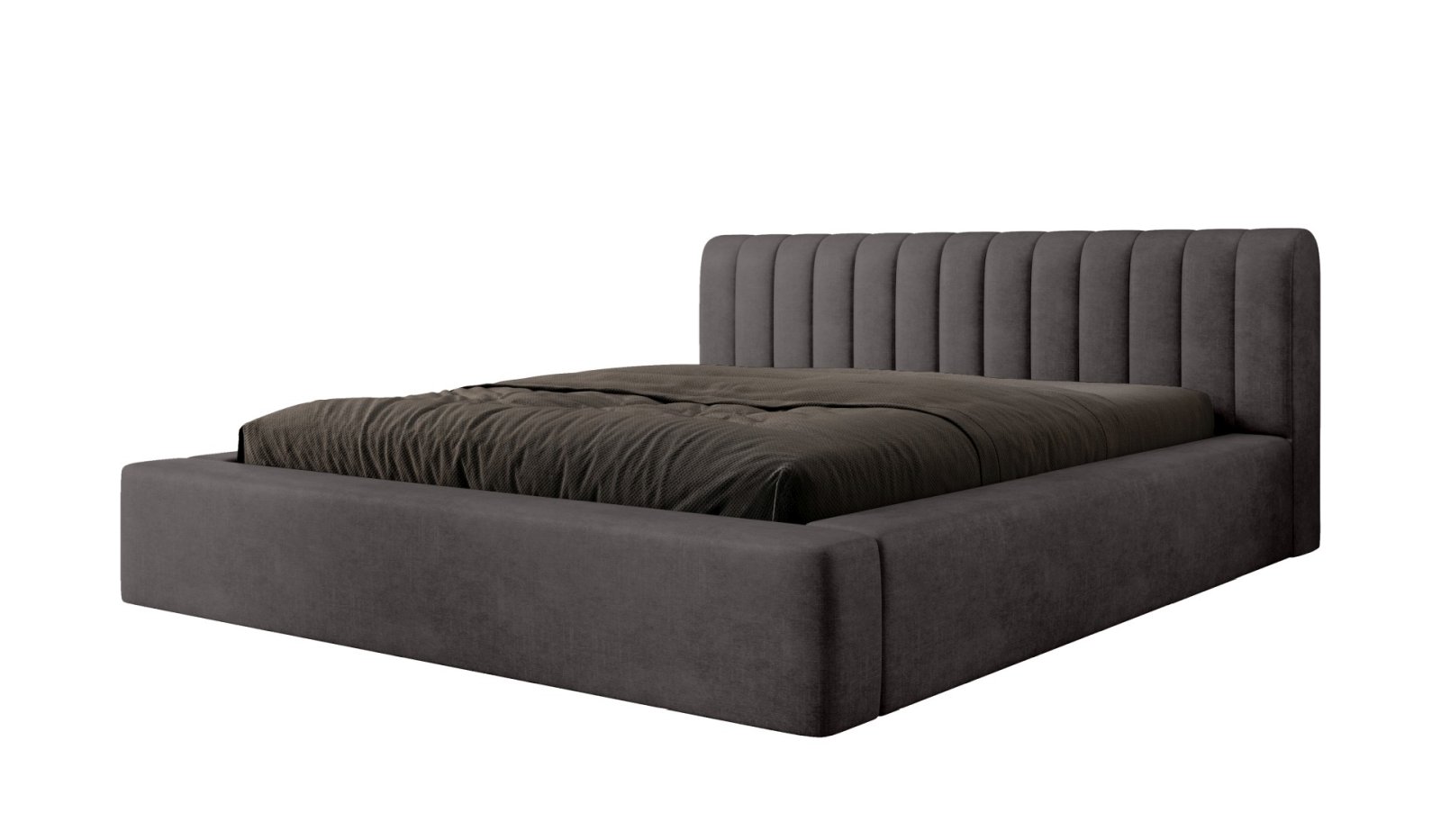 Polsterbett FAROA Macau 180 mit Metallrahmen Macau Anthracite moebelfaktor