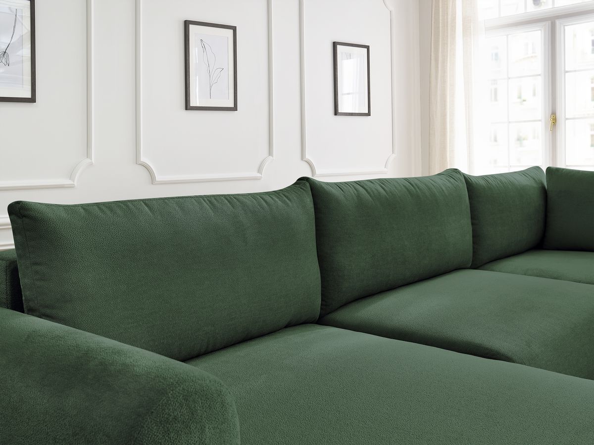 Bobochic Lucien Wohnlandschaft Stoff Grün Ecke links