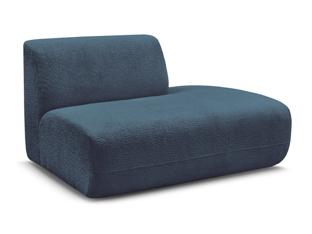 Bobochic Anda Sofamodul 2-Sitzer Chenille Hellblau Ecke rechts