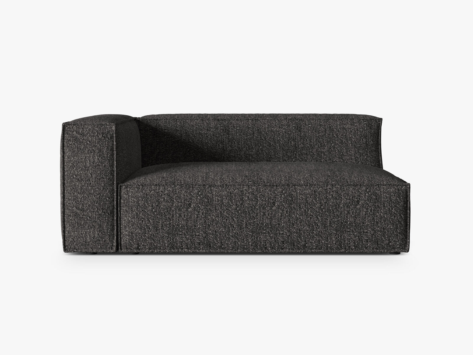 Micadoni Modul Nuria Groß 3-Sitzer Links Boucle Anthrazit