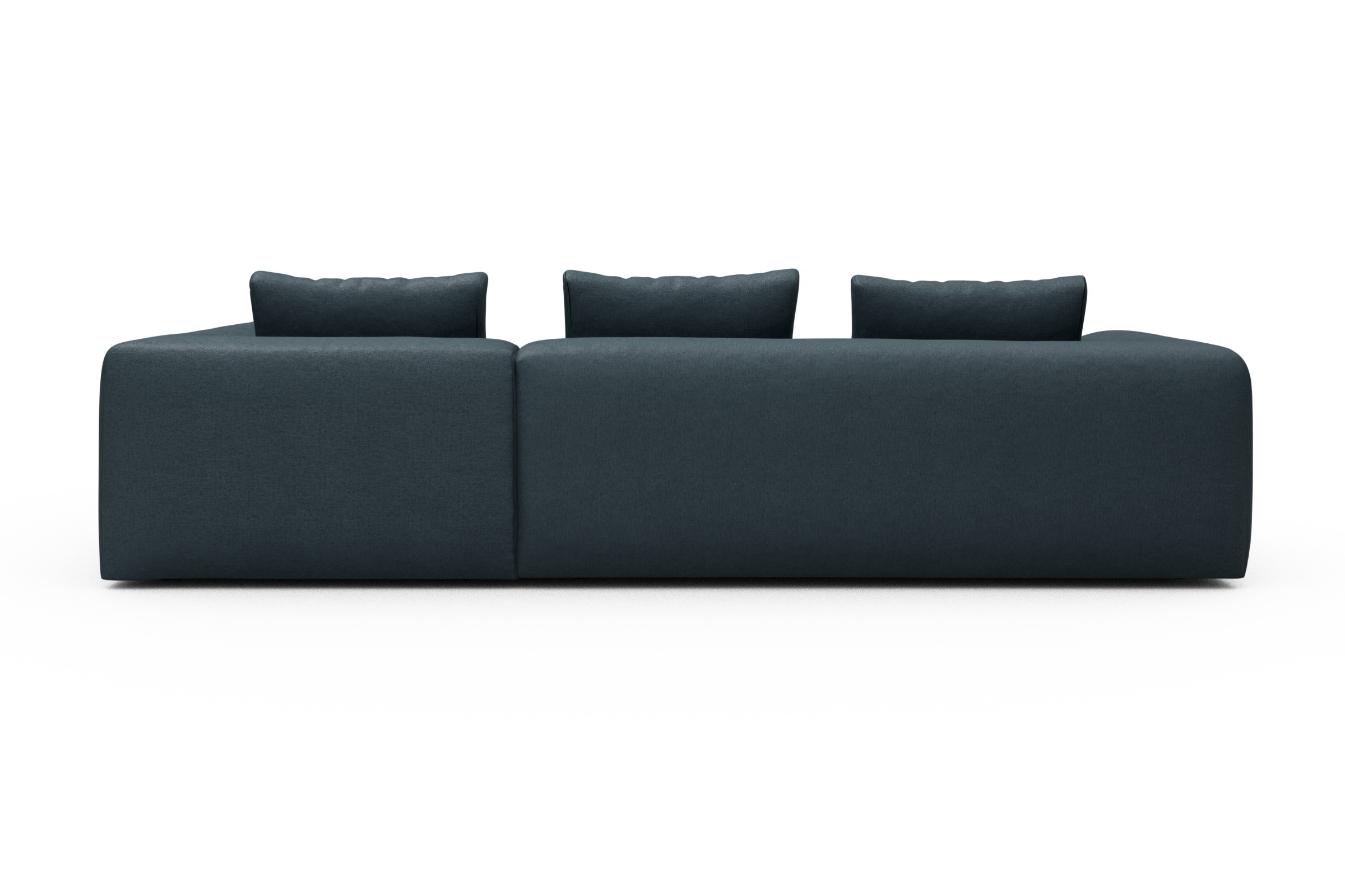 Ecksofa Fred Relax-Ecke rechts mit 2,5-Sitzer Denari-Royal-Blue