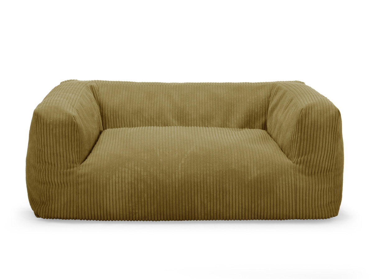 Bobochic Salto Hundekorb Cordsamt Gelb, Größe XXL (140 cm)