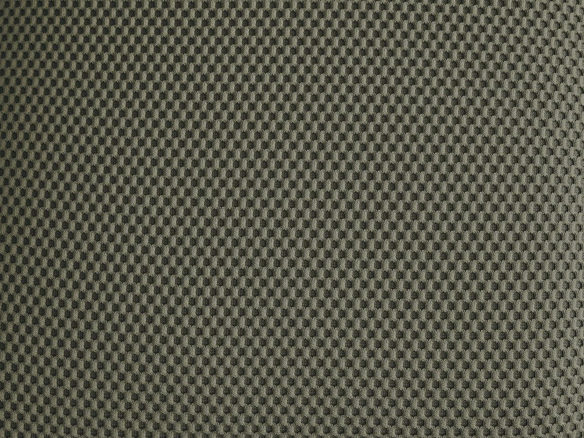 Bobochic Hayden Pouf, rund Mesh-Stoff Grün, 76 cm