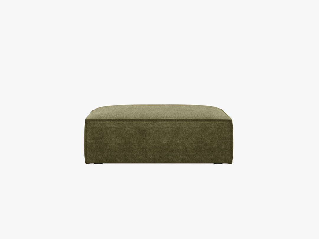 Micadoni Hocker Kaelle 1-Sitzer Chenille Over The Horizon Grün