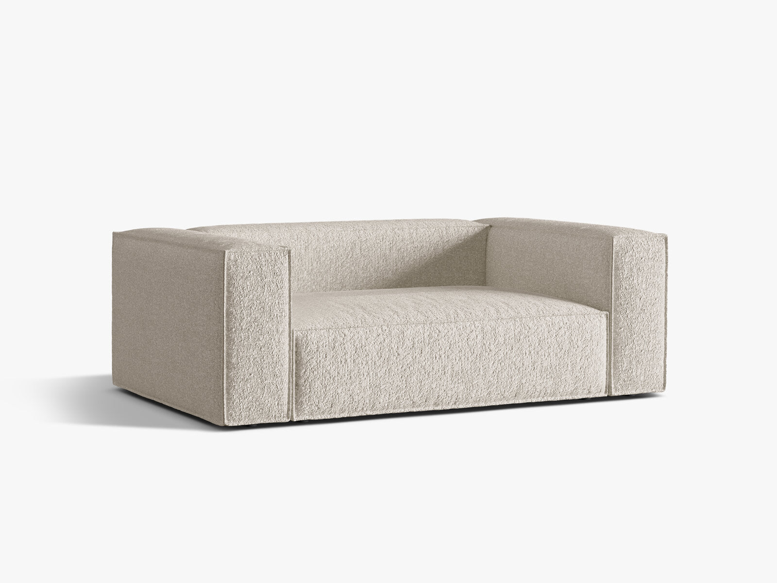 Micadoni Sofa Nuria 2-Sitzer Boucle Beige