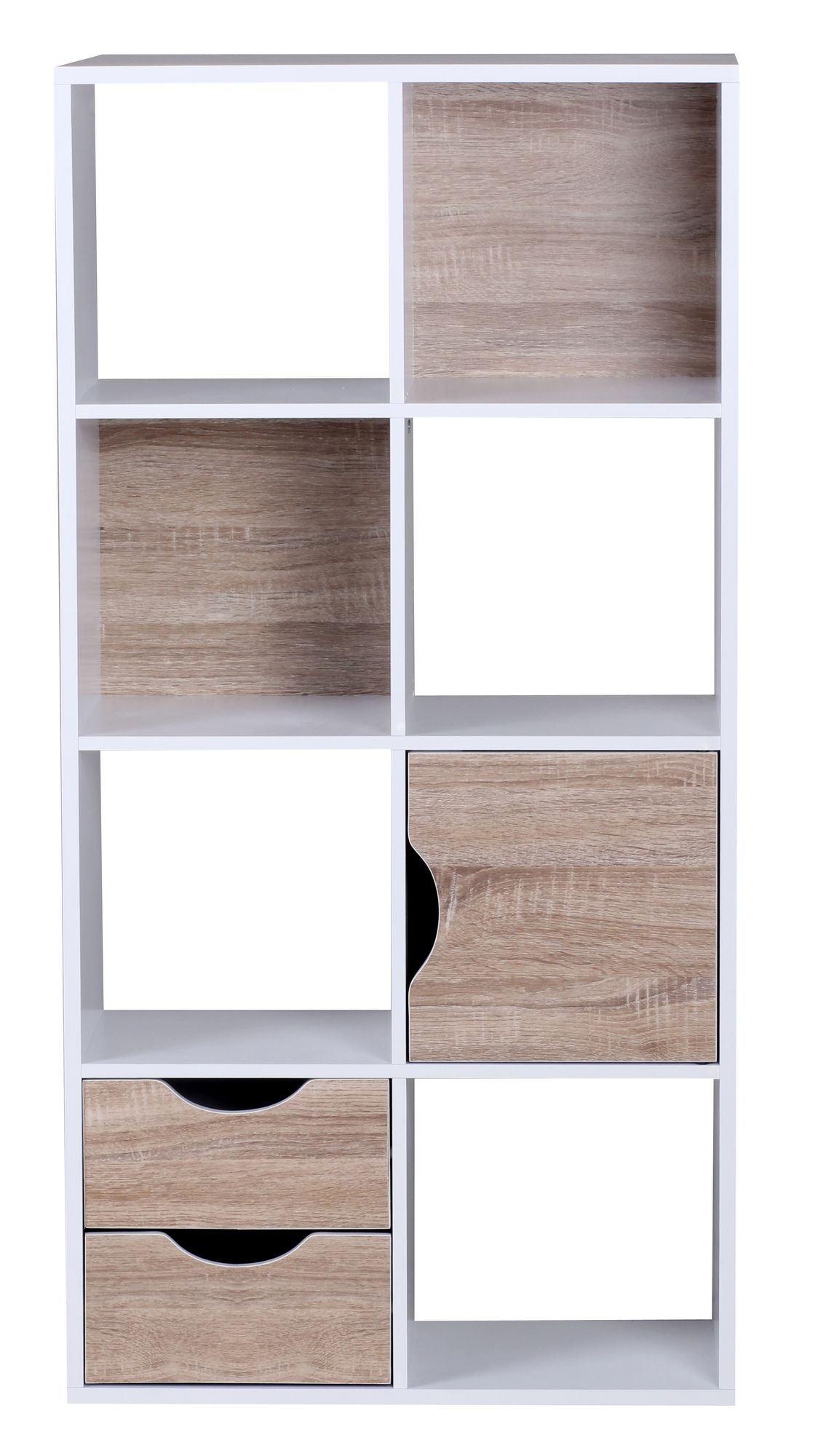 Bücherregal Averoy Weiß 60 × 29 × 120 cm