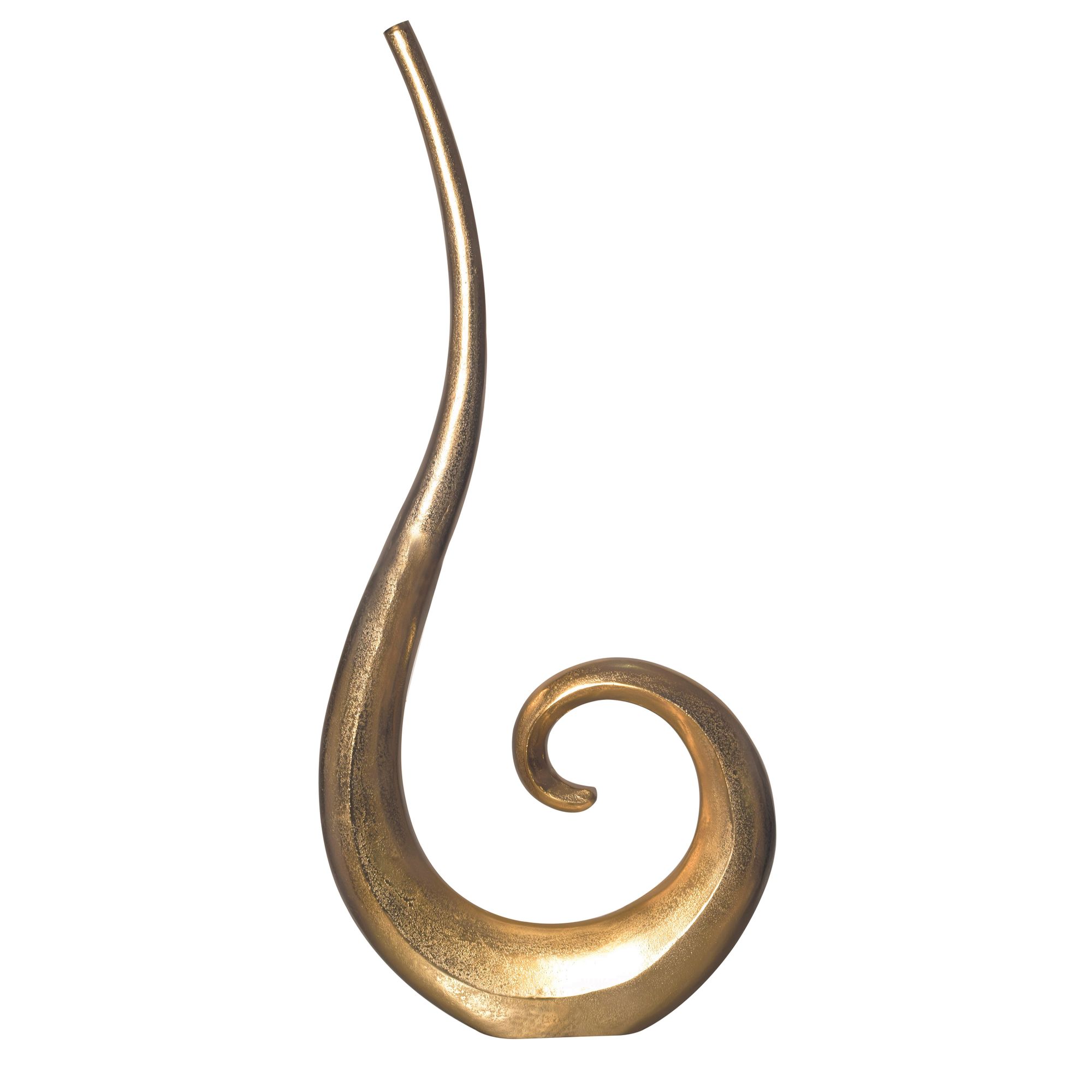 Bodenvase Hyllestad Aluminium Gold 48 × 10 × 100 cm