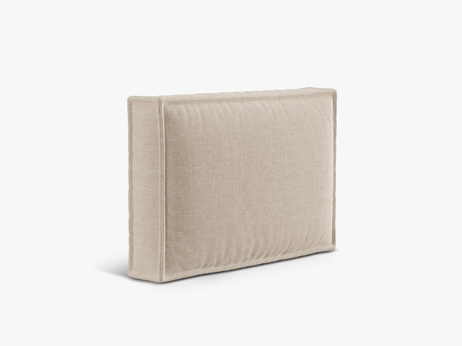 Micadoni Kissen Nuria Strukturierter Stoff Beige 60x40x19