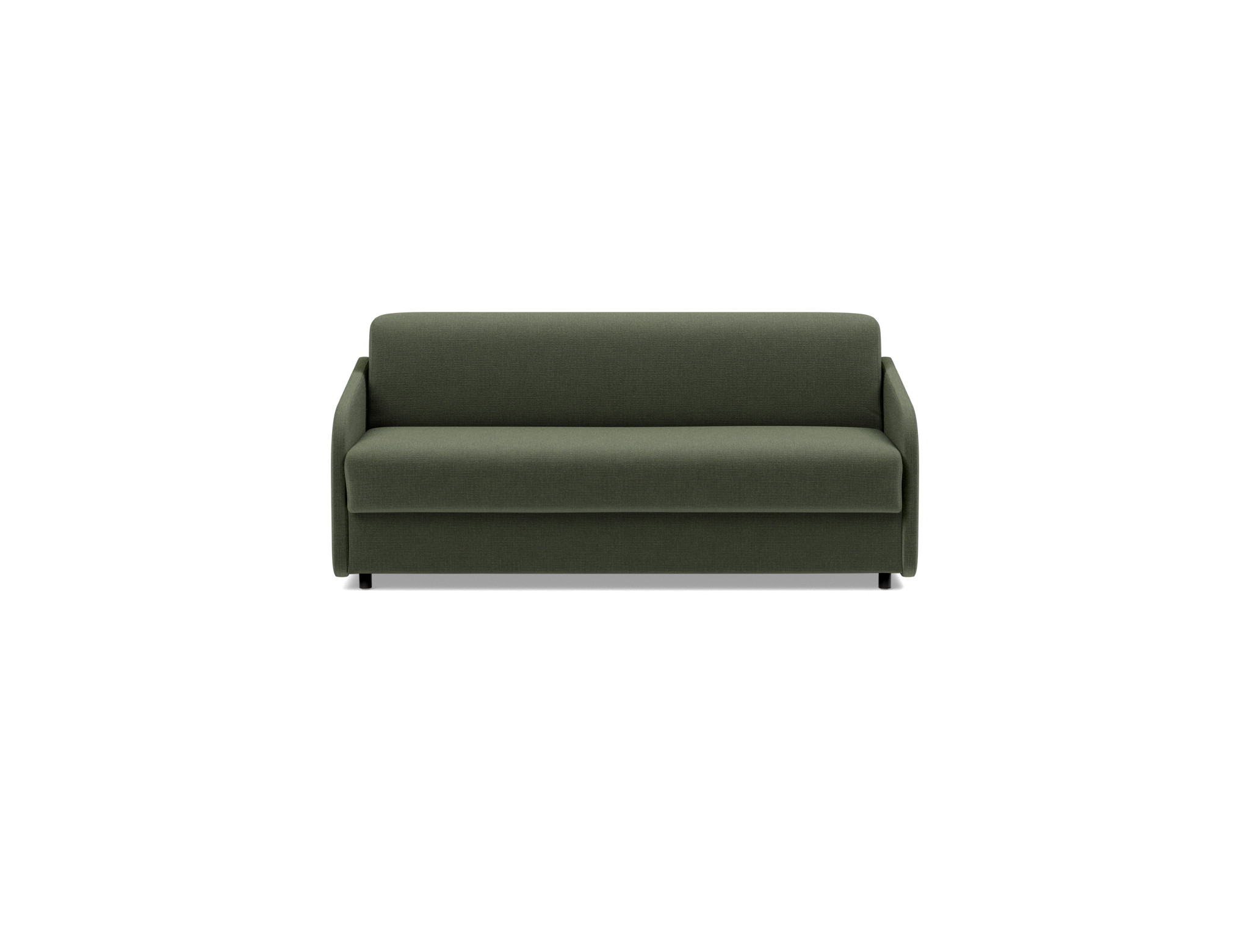 Schlafsofa Eivor mit Taschenfederkernmatratze 140 Chenille Esina 413-Olive-Green
