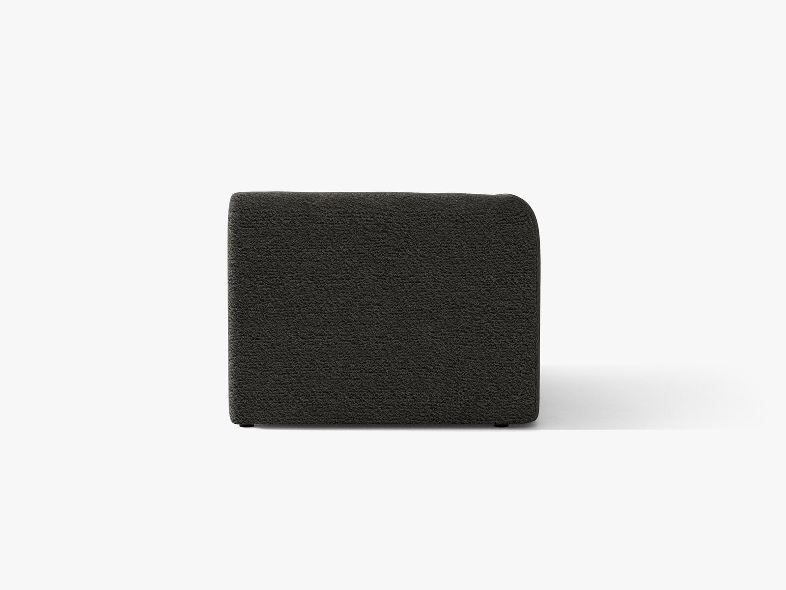 Micadoni Eckmodul Miley 1-Sitzer Boucle Baloo Braun Links