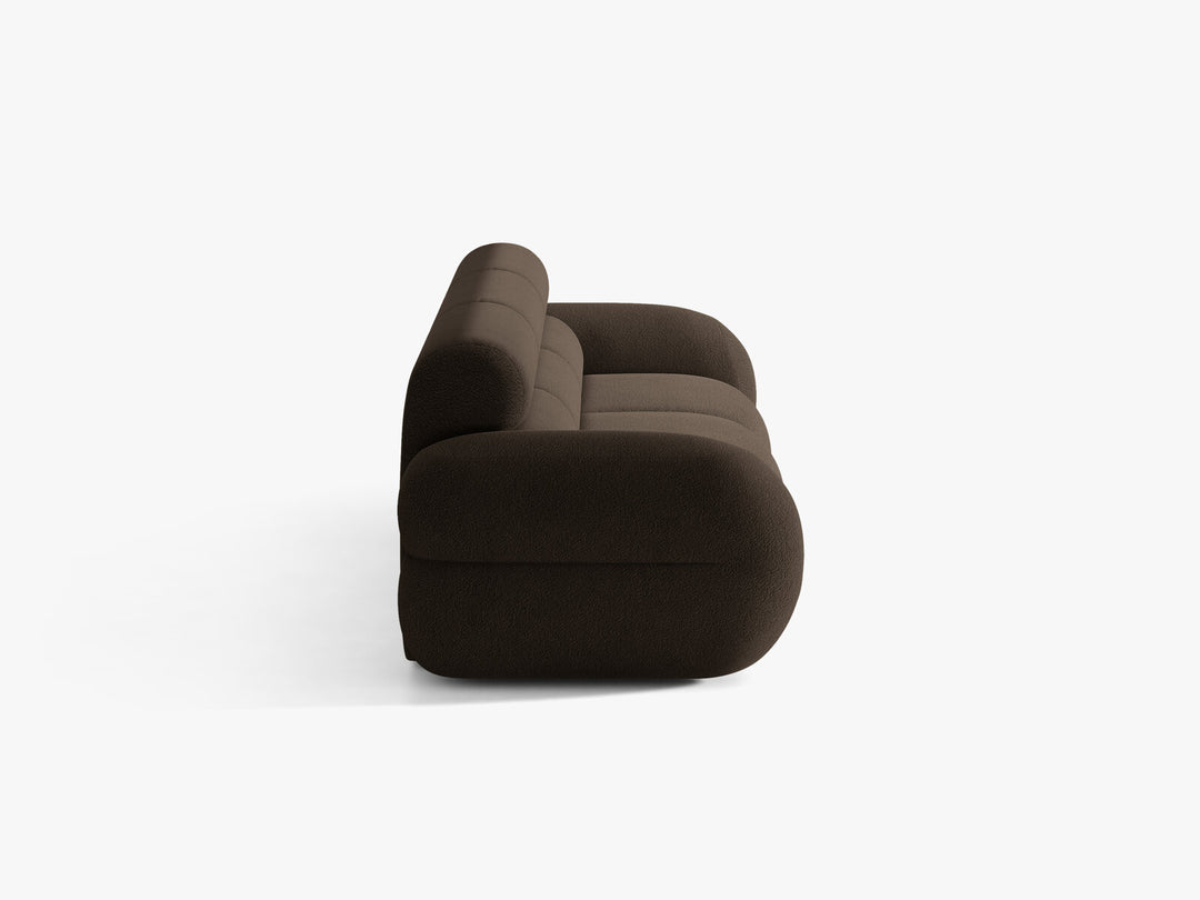 Micadoni Neo Modulares Sofa 4-Sitzer Boucle Baloo Braun