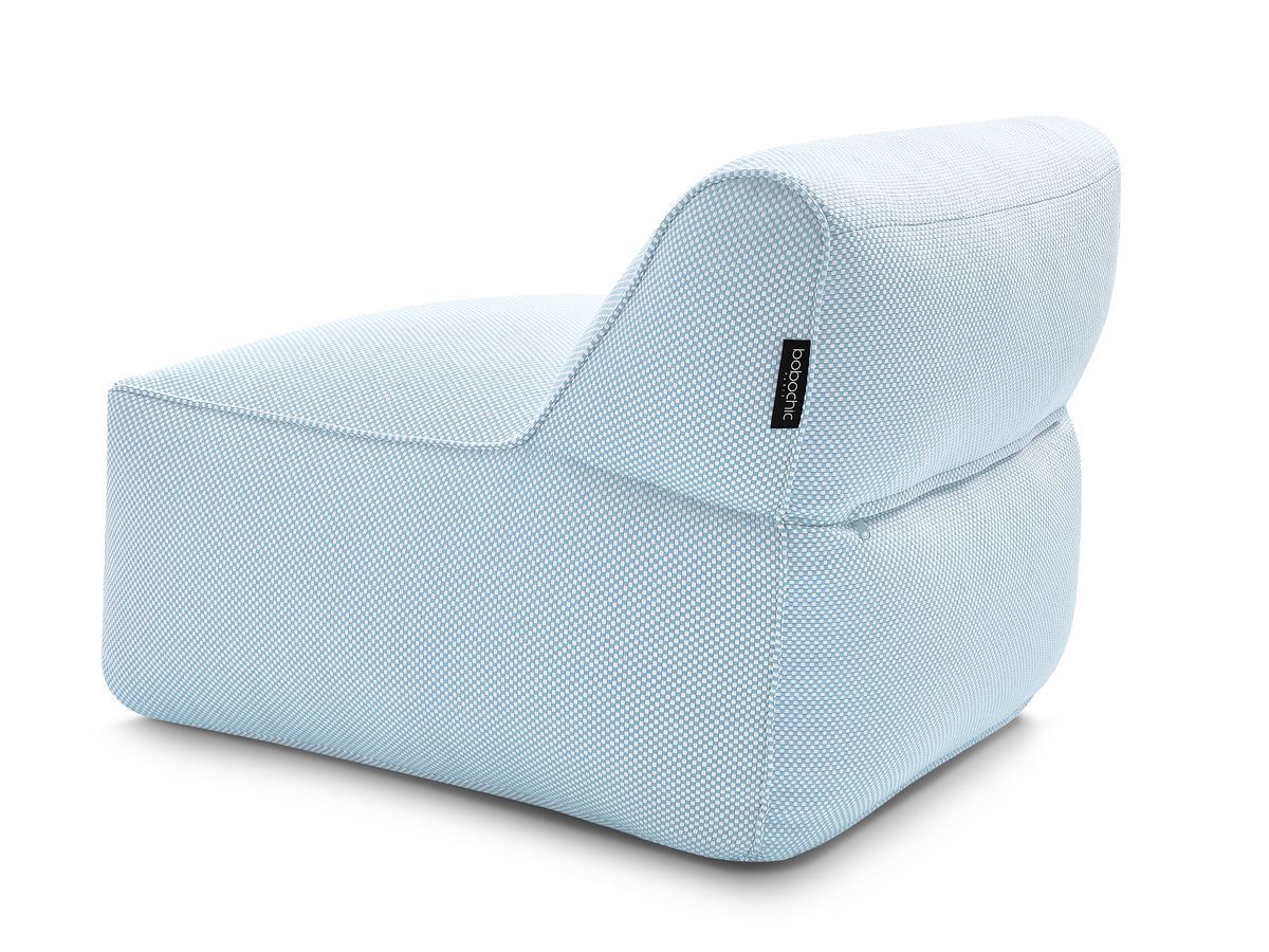 Bobochic Riviera Sofamodul 1-Sitzer Melange-Stoff Hellblau