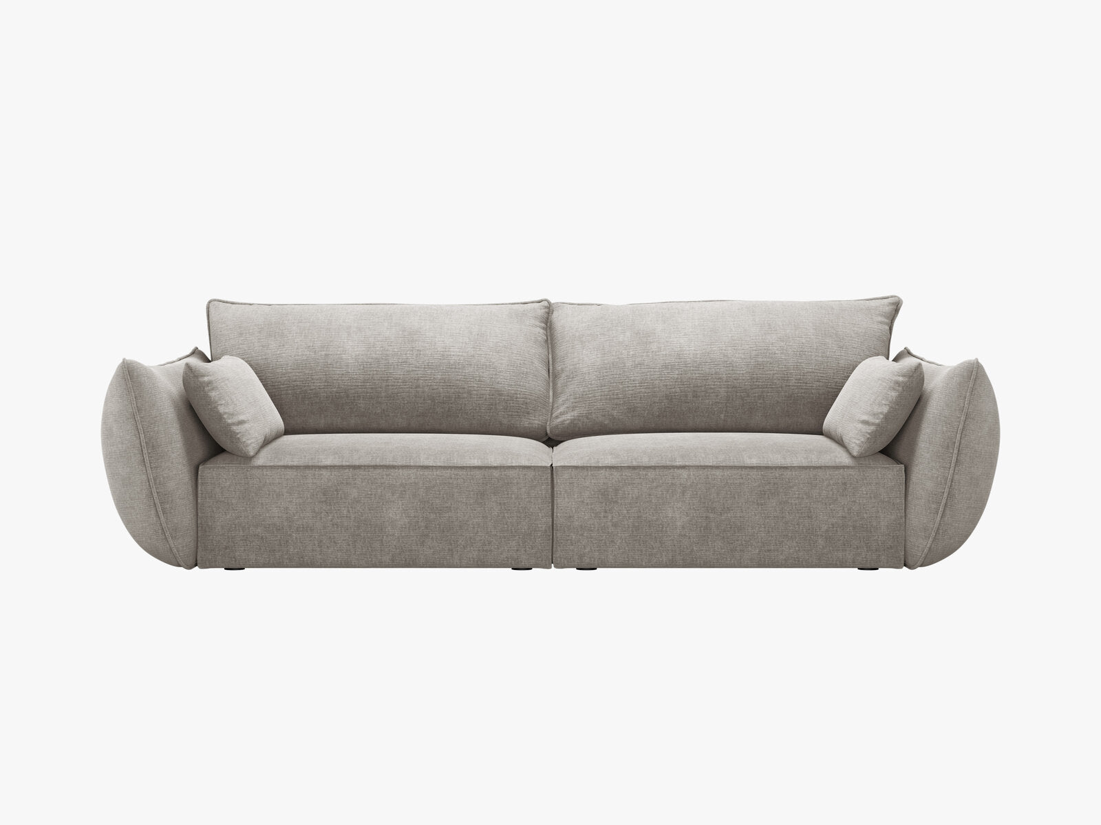 Micadoni Sofa Kaelle 3-Sitzer Chenille Over The Horizon Hellgrau