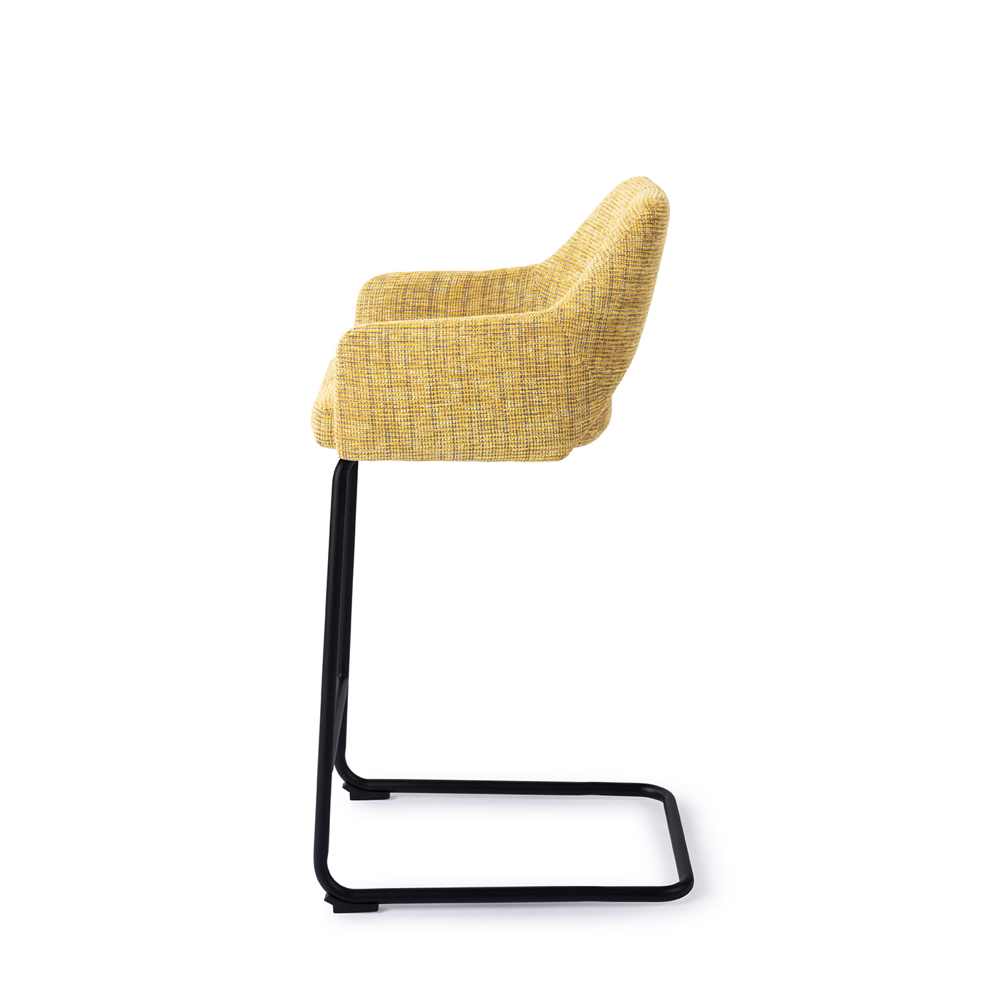 Jesper Home Barhocker Yanai Lemon Lines Arch Schwarz Tresenhöhe 65 cm
