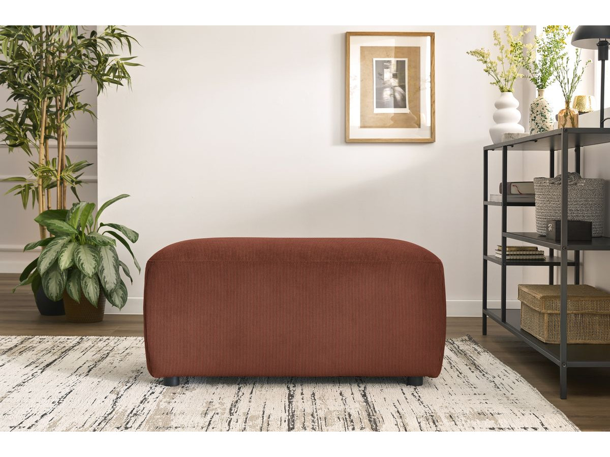 Bobochic Enjoy Pouf Cordsamt Orange