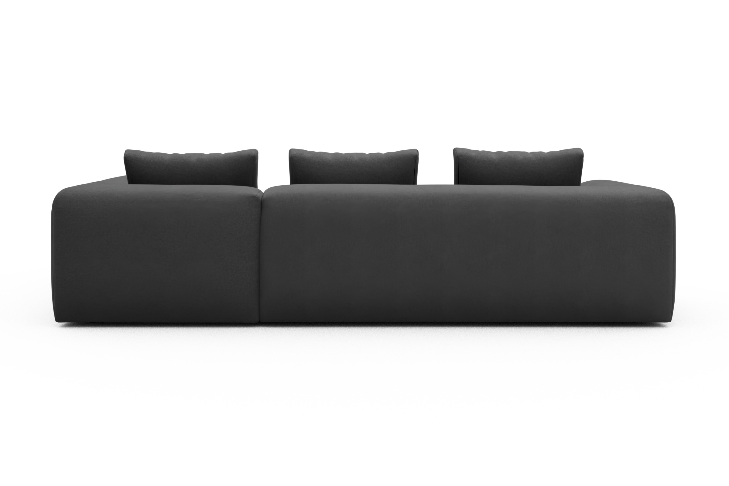Ecksofa Fred 2x 2,5-Sitzer rechts offen Satya-Zinc
