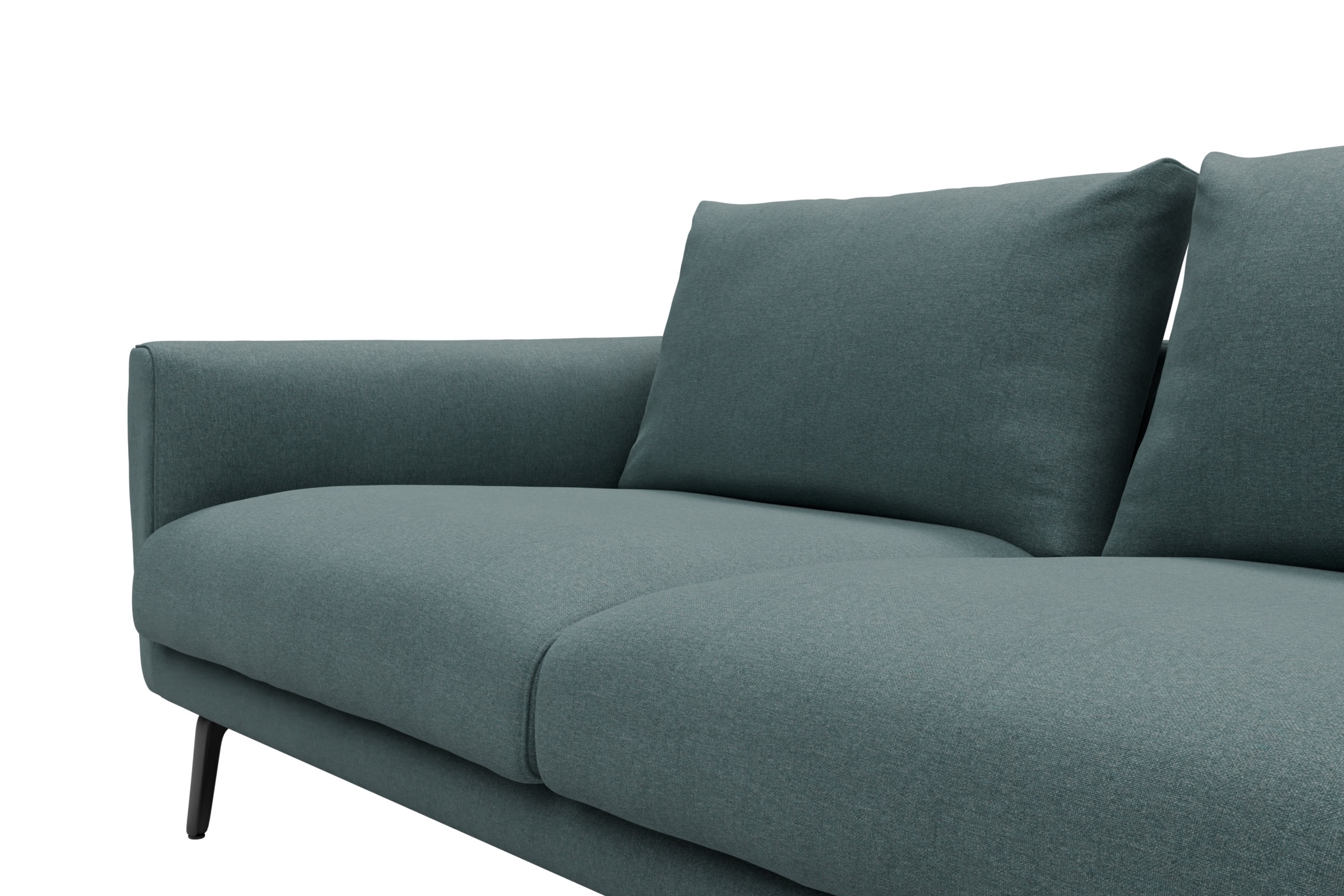 Ecksofa Karl Chaiselongue rechts mit 2,5-Sitzer Satya-Niagara