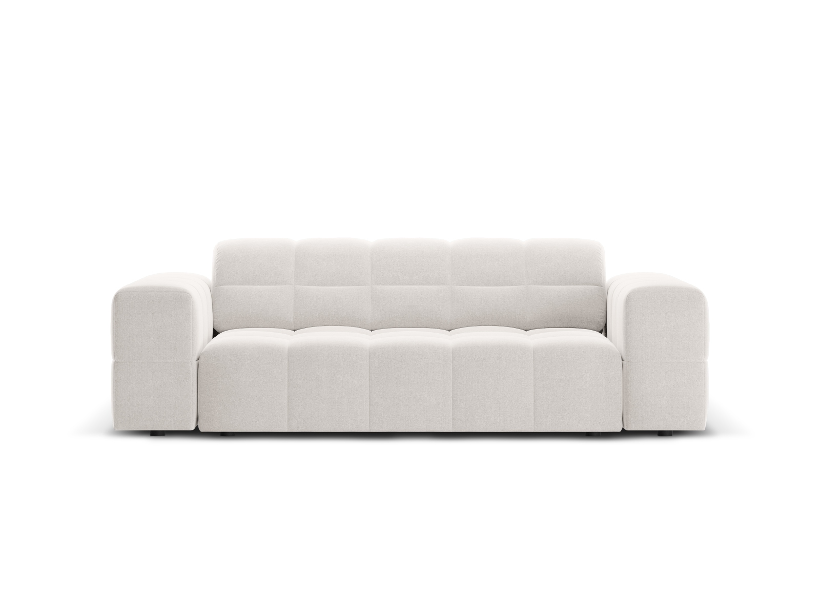 Cosmopolitan Design Sofa Chicago 2-Sitzer Chenille Haga Hellgrau