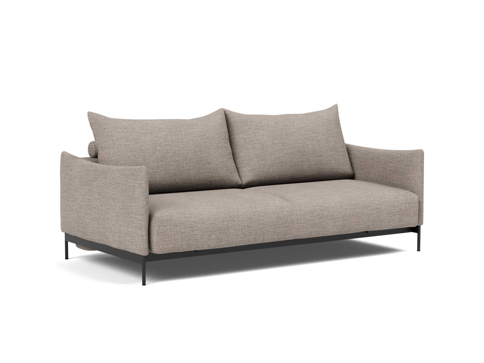 Schlafsofa Malloy Chenille Yuveno 472-Warm-Grey