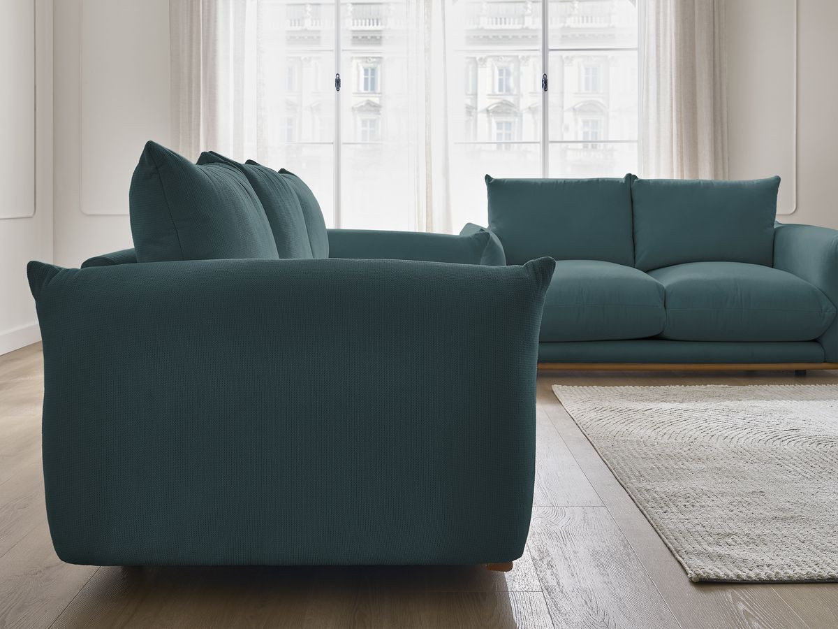 Bobochic Ernest Sofa 5-Sitzer Stoff Dunkelblau