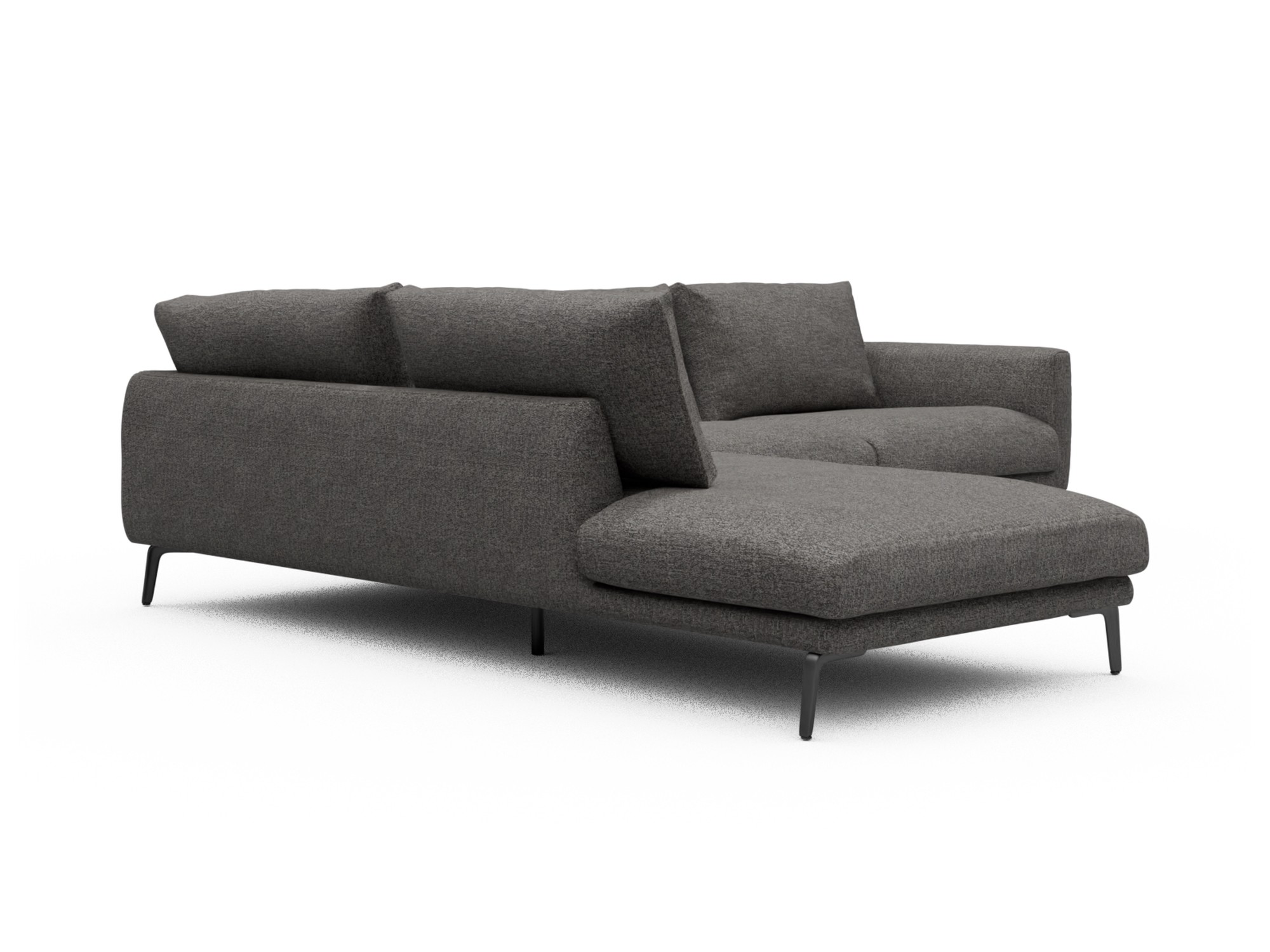 Skandi Home Ecksofa Karl Relax-Ecke links mit 2,5-Sitzer Carreno-Salt-and-Pepper moebelfaktor