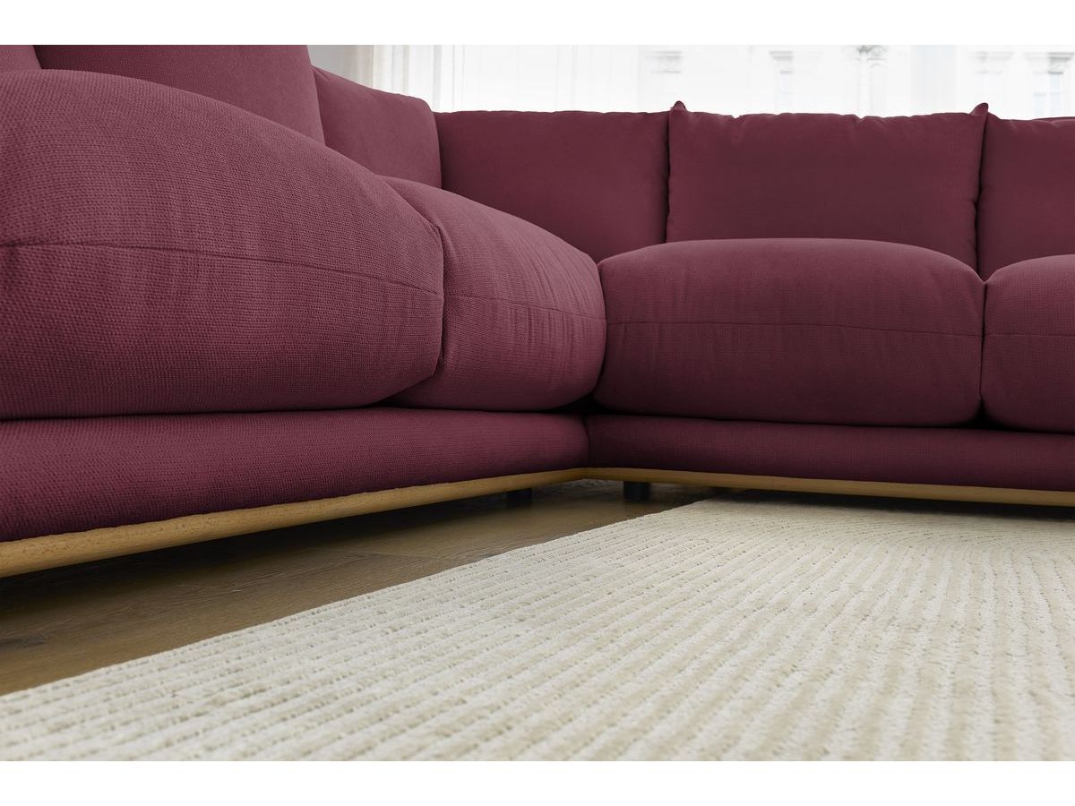 Bobochic Ernest Ecksofa Stoff Rot