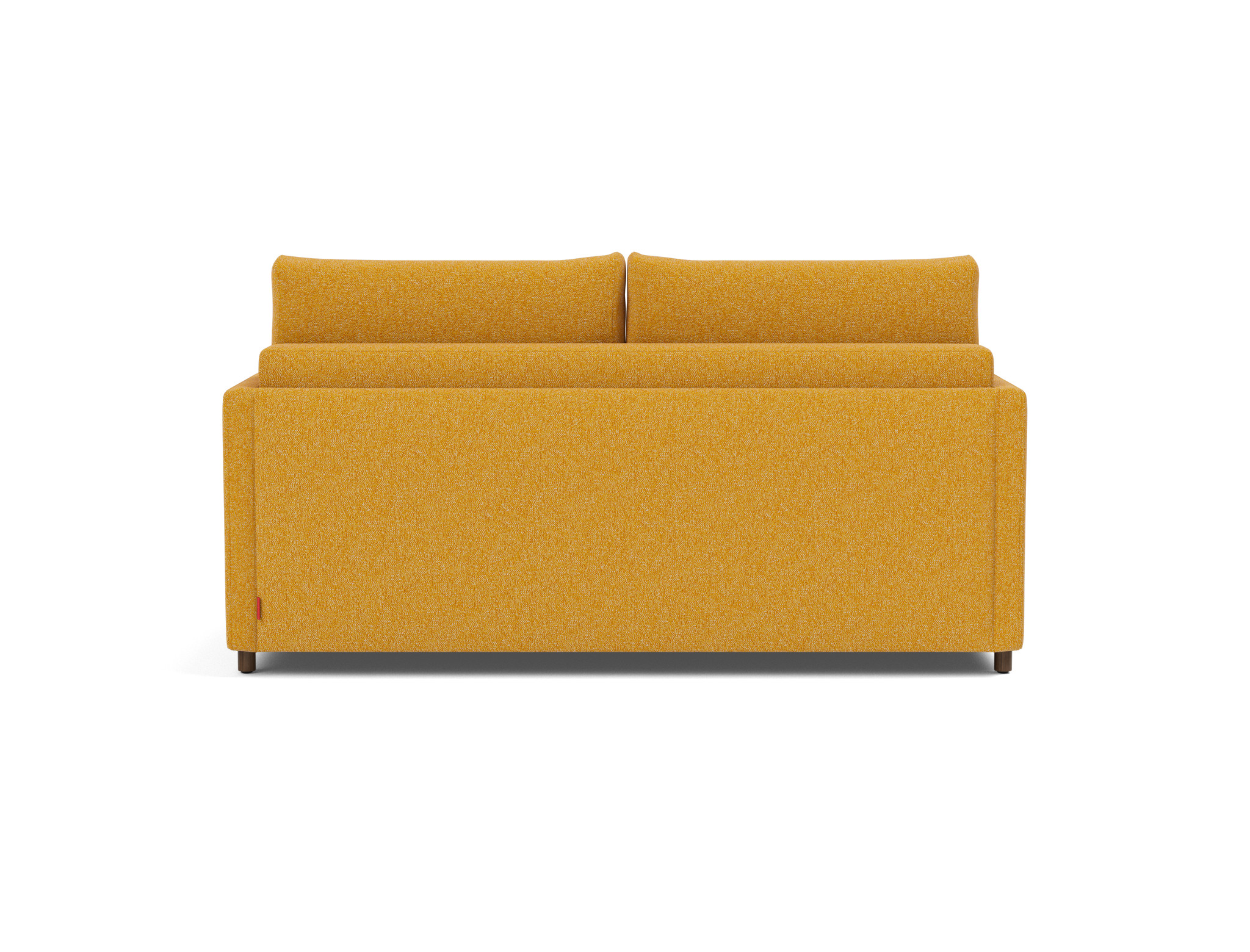 Schlafsofa Neah mit Slim-Armlehnen 160 Boucle Skandi 536-Ochre