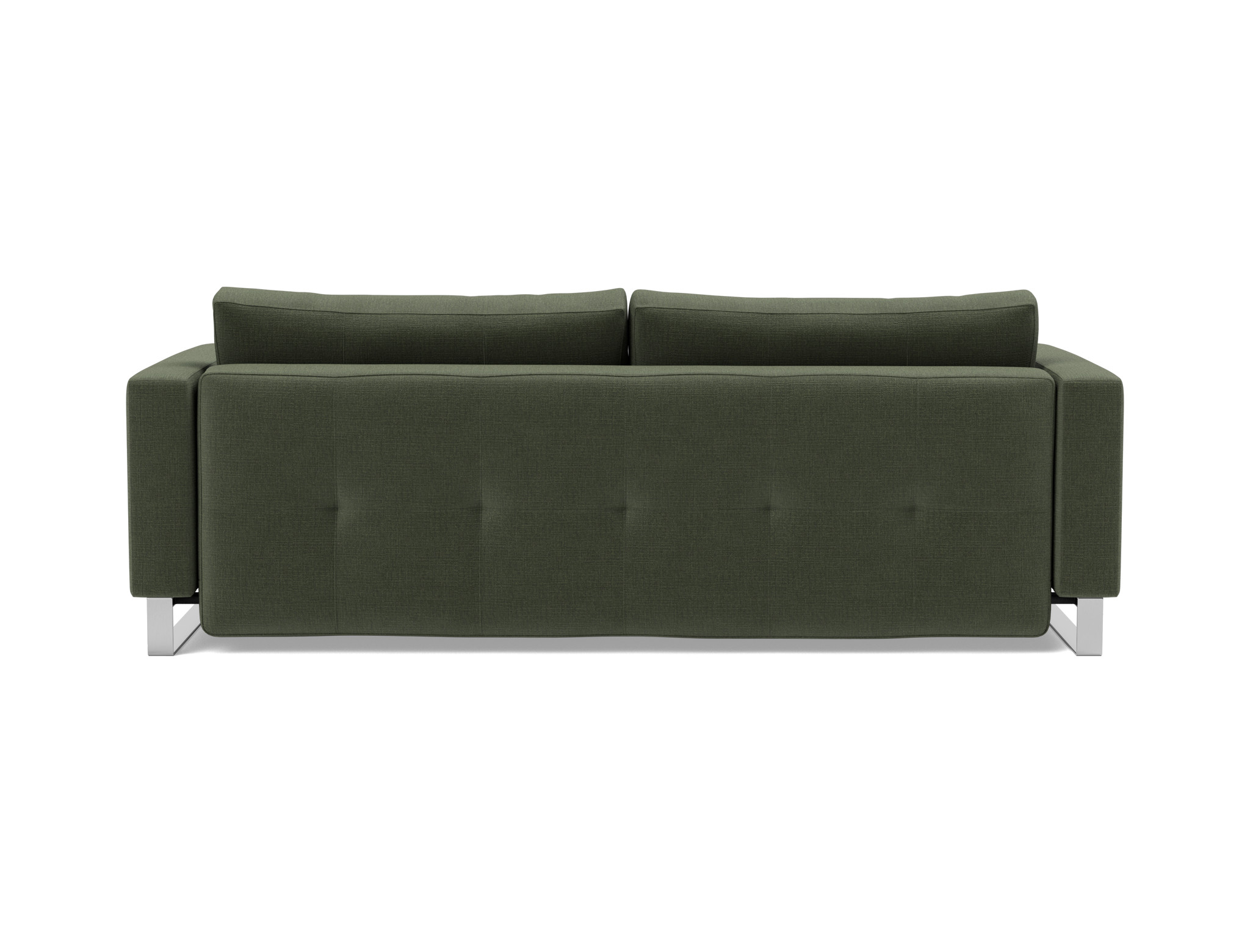 Schlafsofa Cassius D.E.L. Chenille Esina 413-Olive-Green