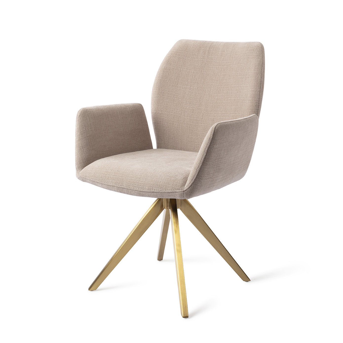 Jesper Home Esszimmerstuhl Misaki Sand Strand Turn Gold